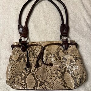 Elegant Brighton Snakeskin Handbag